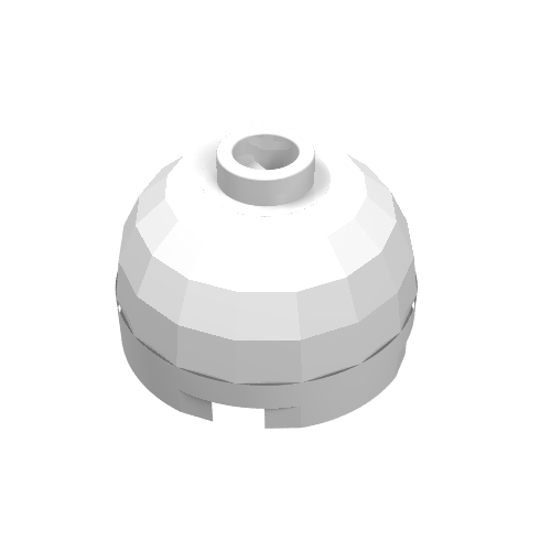 Lego Brick Round 2 x 2 Dome Top, Blocked Open Stud, No Bottom Axle Holder