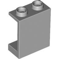 Lego Panel 1 x 2 x 2 [Hollow Studs] / Light Bluish Gray