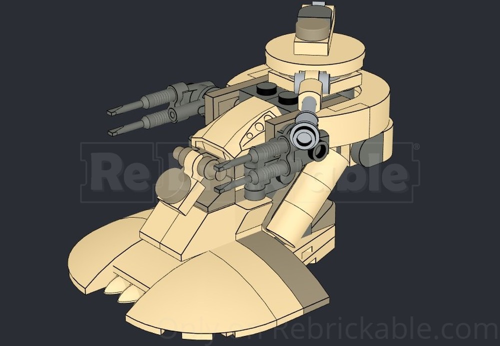 Lego AAT battle tank mini
