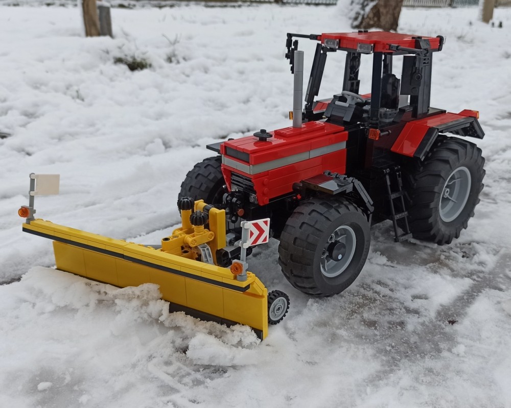 Lego Tractor Snow Plow