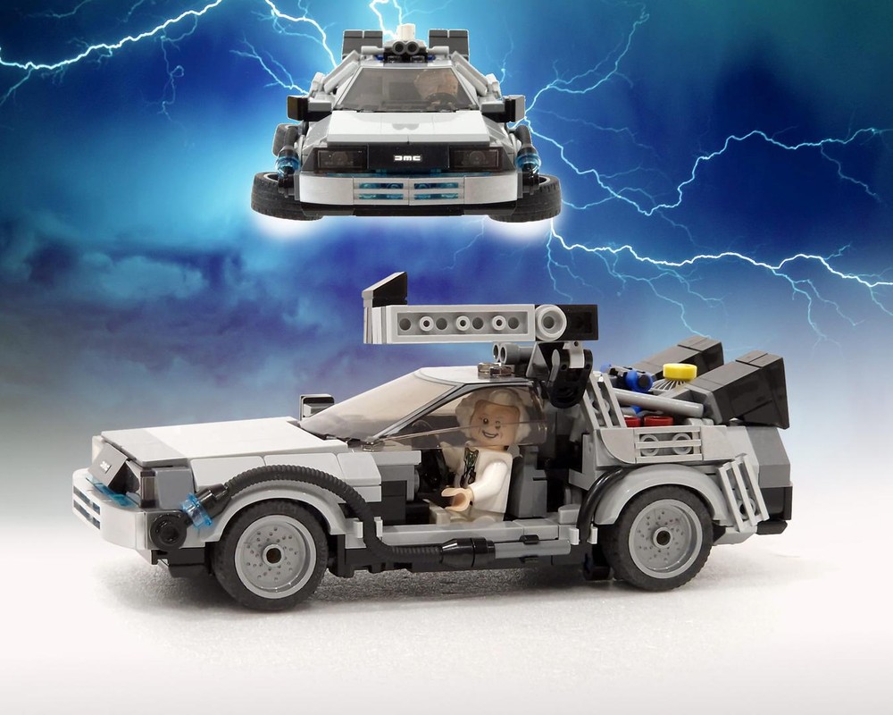 Lego DeLorean Time Machine V2