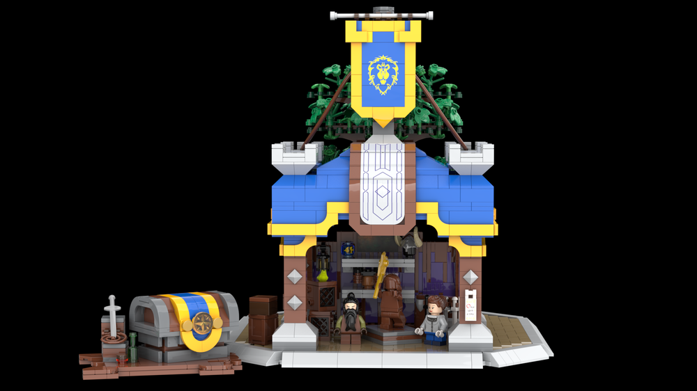 Lego Stormwind Trading Post
