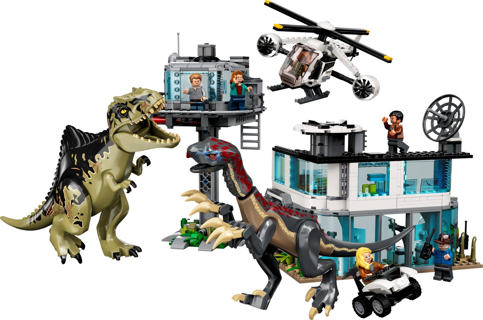 Lego Giganotosaurus & Therizinosaurus Attack
