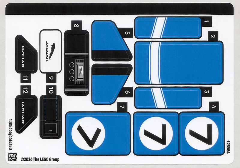 Lego Sticker Sheet 1 for Set 77264-1