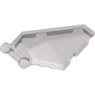 Lego Windscreen 6 x 4 x 1 Hexagonal with Handle / Trans-Brown