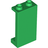 Lego Panel 1 x 2 x 3 [Side Supports / Hollow Studs] / Green
