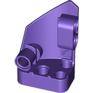 Lego Technic Panel Fairing #2 Small Smooth Short, Side B / Dark Purple