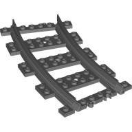 Lego Vehicle Track, Train, Plastic (RC Trains) Curved (Updated Version)