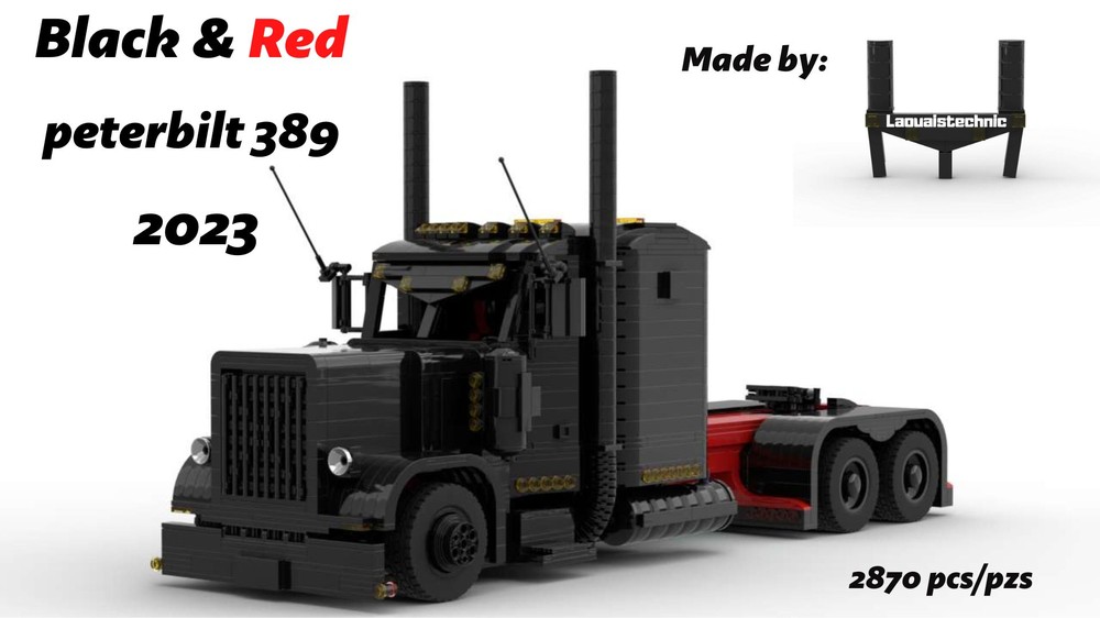 Lego Black&Red frame Peterbilt 2023
