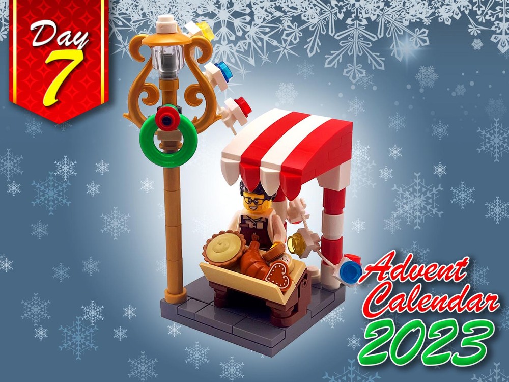 Lego Advent Calendar Day 7 - Baked Goods Stand