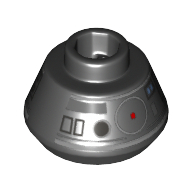 Lego Cone 1 1/2 x 1 1/2 x 2/3 with BB-9E Droid Print