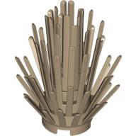 Lego Plant, Bush 2 x 2 x 4 / Dark Tan