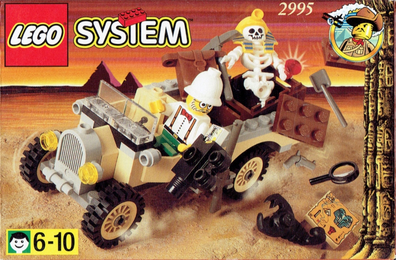 Lego Adventurers Car & Skeleton