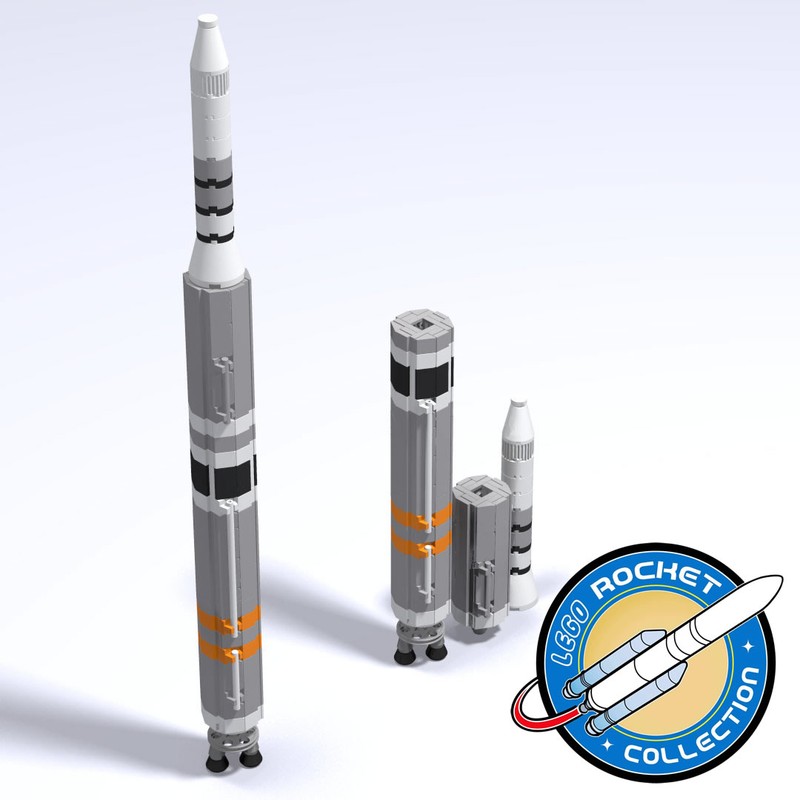 Lego Titan IIIB 1:110 (like Saturn V)