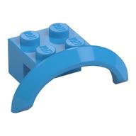 Lego Wheel Arch, Mudguard 4 x 2 1/2 x 1 / Dark Azure