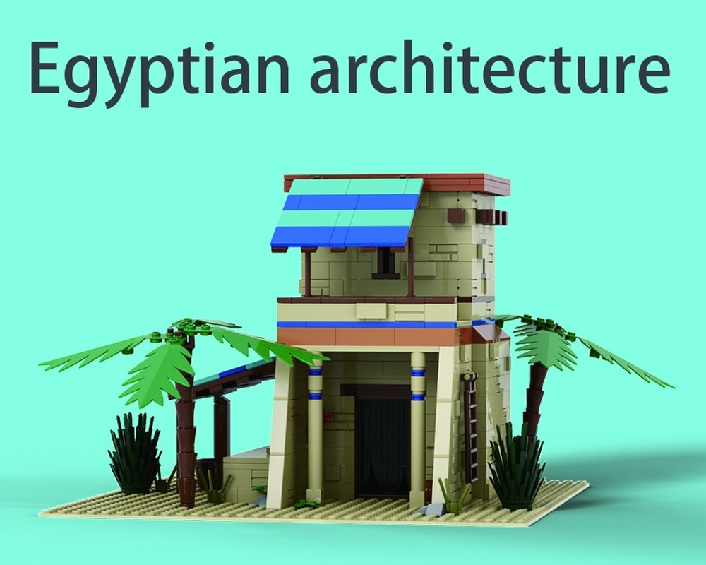 Lego Egyptian architecture1