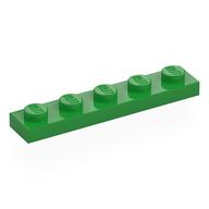 Lego Plate 1 x 5 / Bright Green