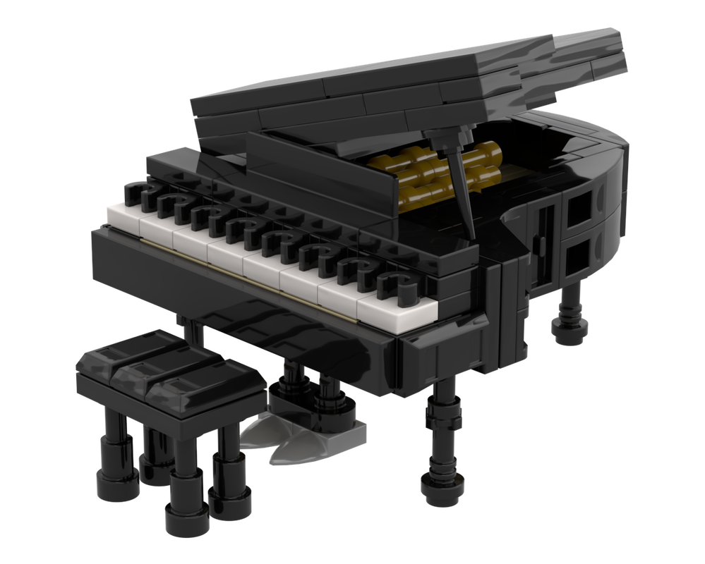 Lego Minifig-scale Grand Piano