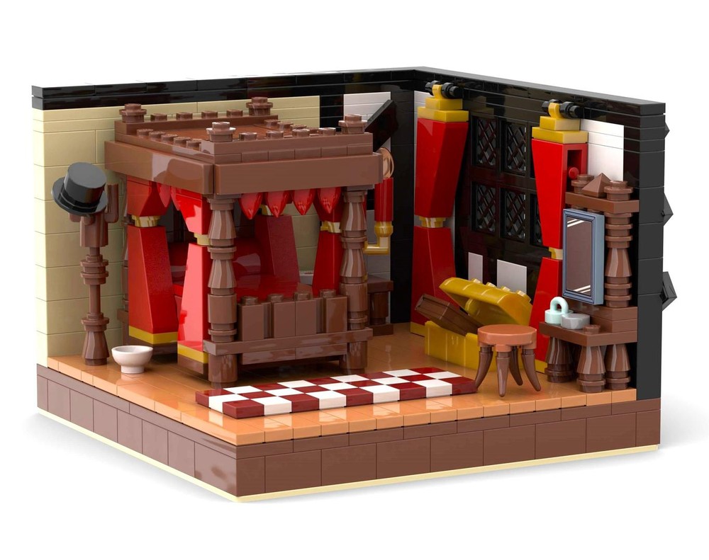 Lego Brickden Hall - Anne Lister's Bedroom