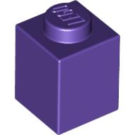Lego Brick 1 x 1 / Dark Purple