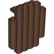 Lego Panel 2 x 6 x 6 Log Wall [Palisade] / Brown