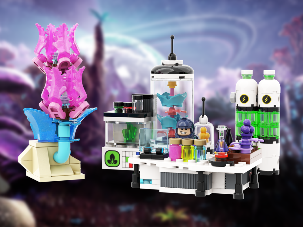 Lego Alien Plant Lab