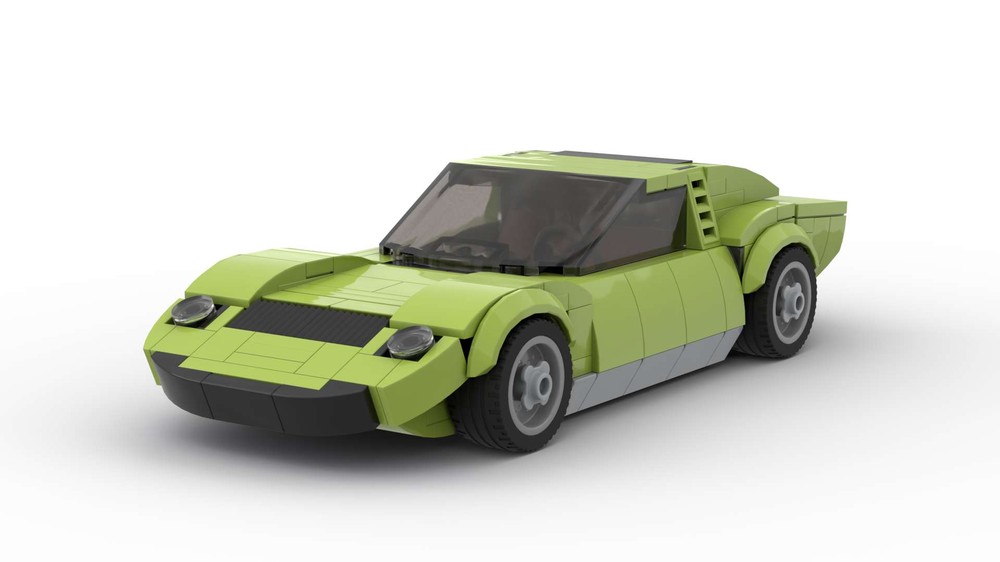 Lego 1966 Lamborghini Miura P400 lime