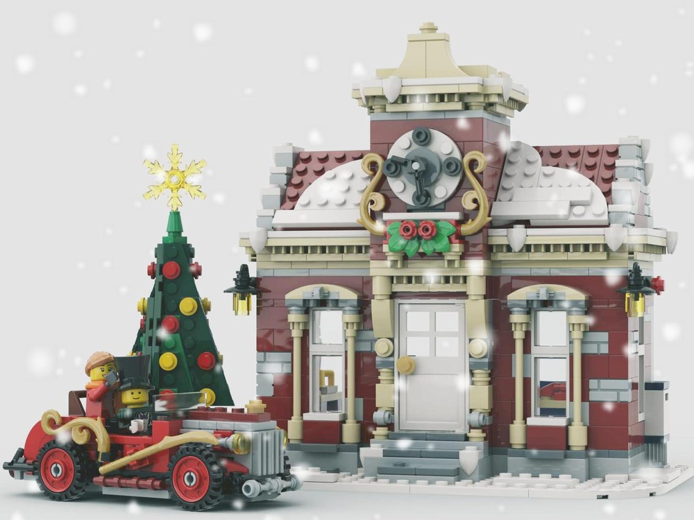 Lego Little Winter Town Hall