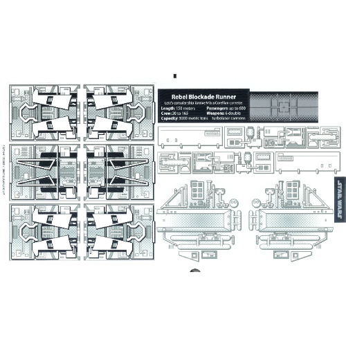Lego Sticker Sheet for Set 10019-1 / [No Color/Any Color]