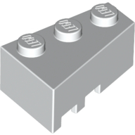 Lego Brick Wedged, Angled 3 x 2 Right / White