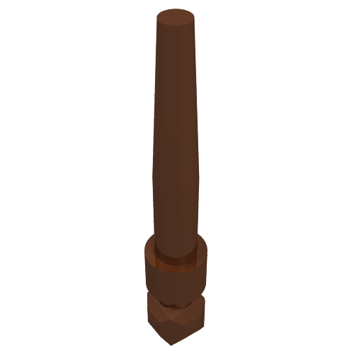 Lego Equipment Wand [Individual] / Reddish Brown