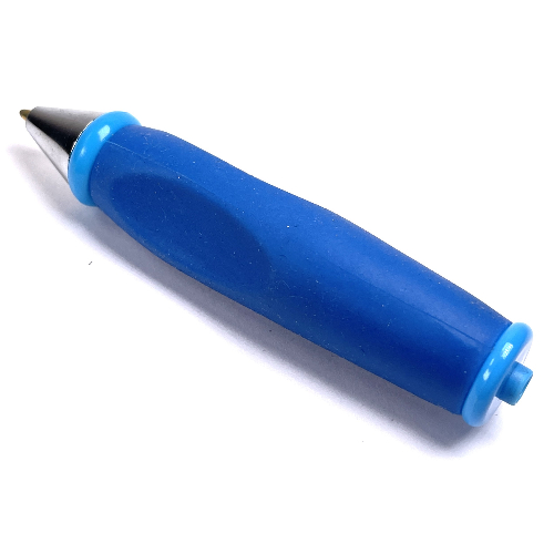 Lego Pen Body, with Chrome Tip, Medium Blue Ends
