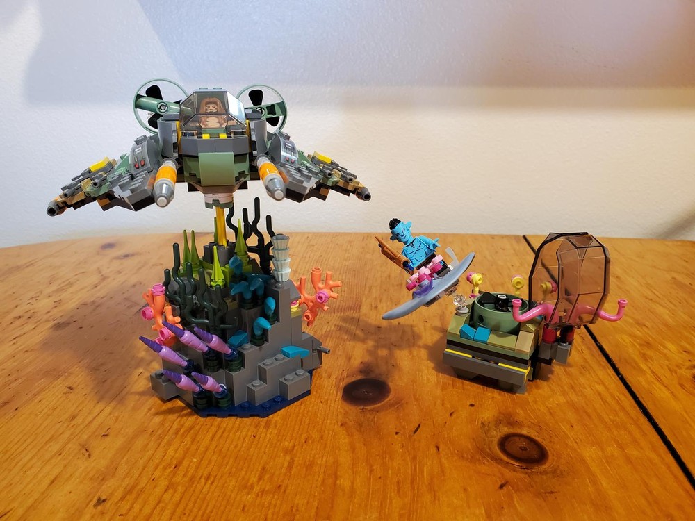 Lego 75577 Alt Build- Manta Ray Interceptor Submarine
