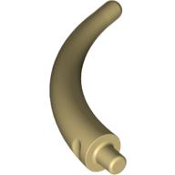 Lego Animal Body Part / Plant, Tail / Claw / Horn / Branch / Tentacle, End Section / Tan