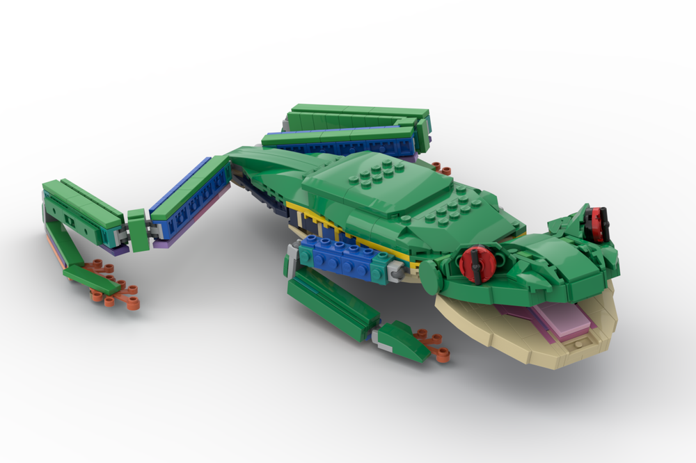 Lego Red-Eyed Tree Frog
