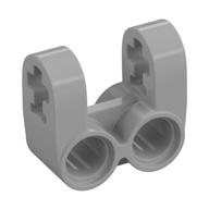 Lego Technic Axle and Pin Connector Perpendicular Double Split / Pearl Light Gray