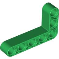 Lego Technic Beam 3 x 5 L-Shape Thick / Green