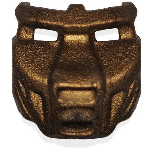 Lego Large Figure Mask Krana Yo / Flat Dark Gold