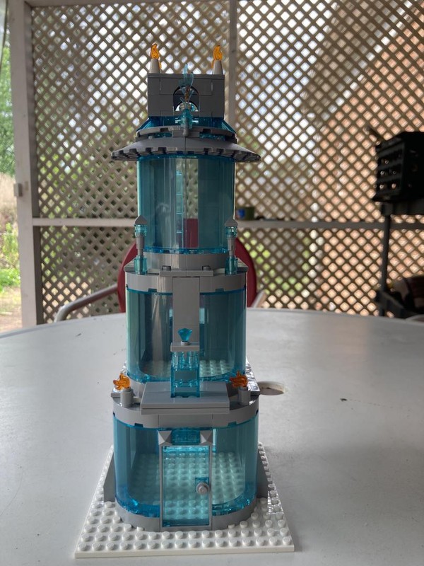Lego Blue and Gray Lookout Tower