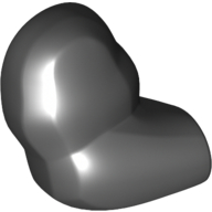 Lego Bigfig Arm, Right [Plain] / Black