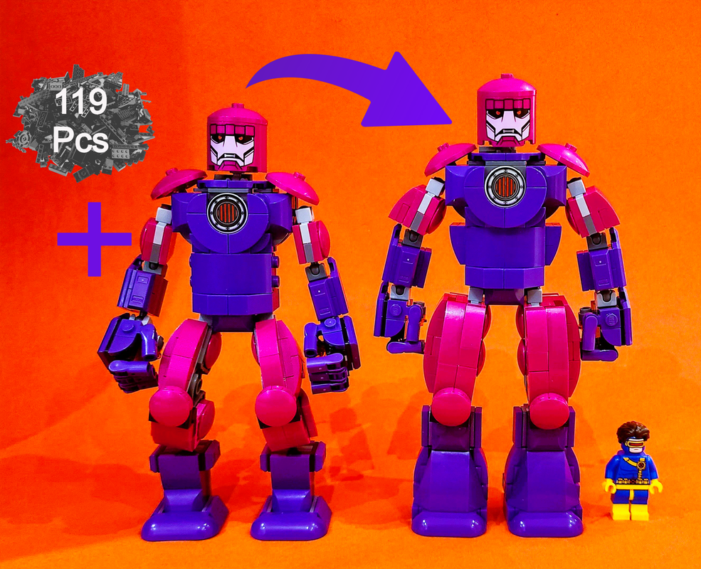 Lego Modifications for X-Men Sentinel from 76294