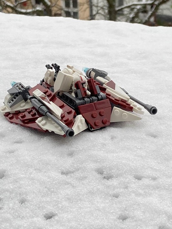 Lego "Galactic Marine / Coruscant Guard T-47 Air Speeder" 75401 alternative build (MOC)