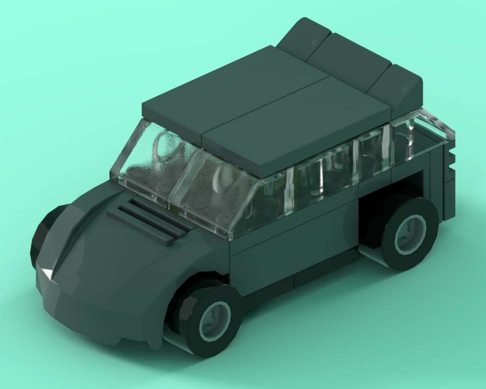 Lego Small wagon pullback verision