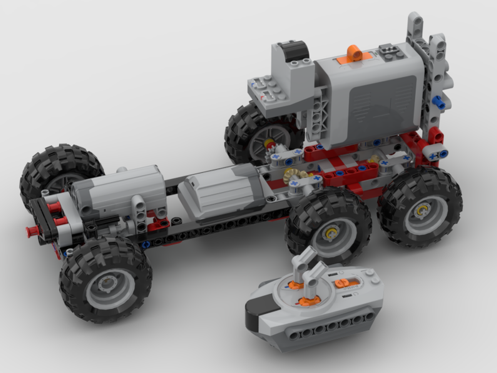 Lego 4x6 rc fast car chasis