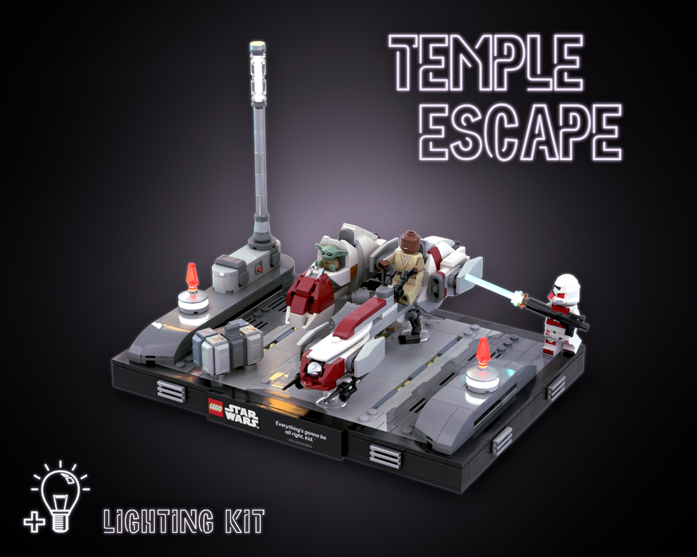 Lego Temple Escape (+ lighting kit)
