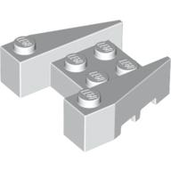 Lego Brick Wedged 3 x 4 [Stud Notches] / White