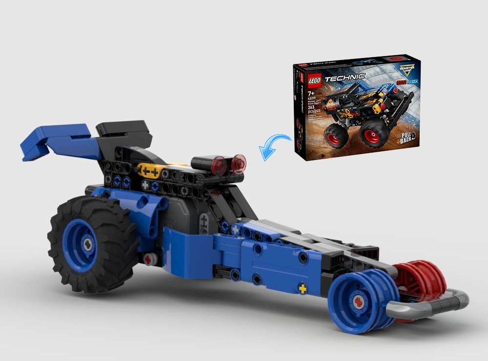 Lego Dragster 42219 Alternate Build