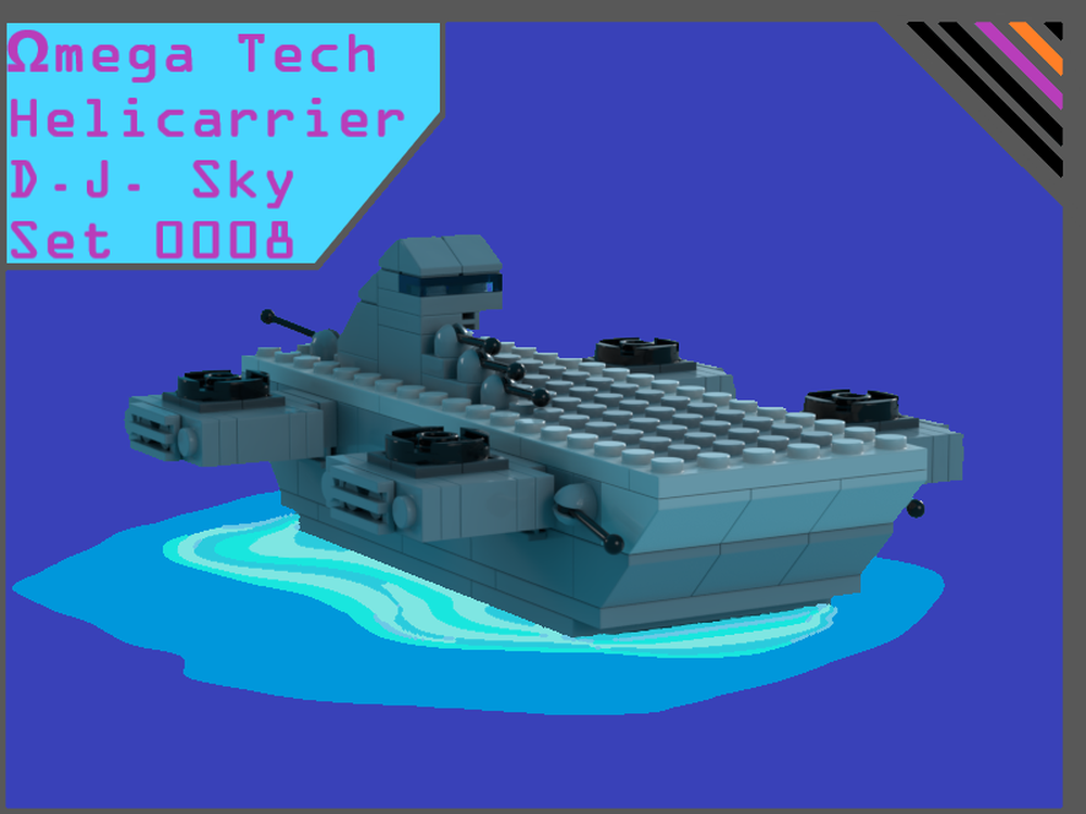 Lego Omega Tech Helicarrier/D.J. Sky