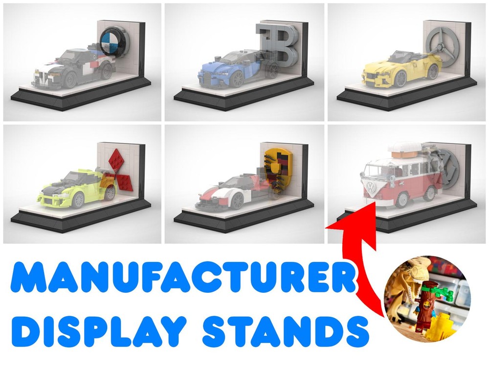 Lego Car Manufacturer Display Platform