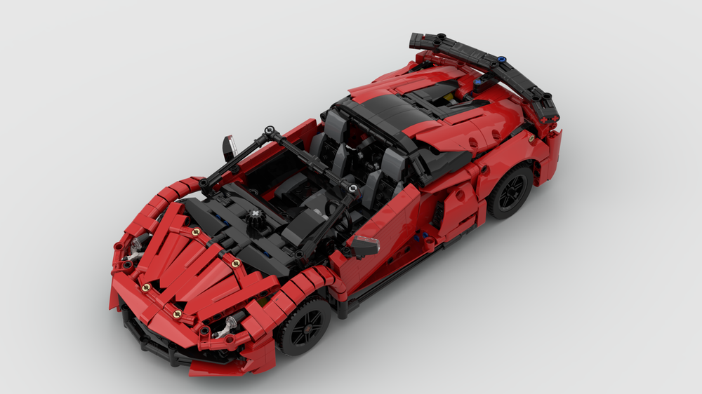 Lego MINI Lamborghini-Aventador svj Static convertible